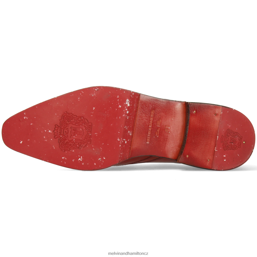 derby boty Melvin & Hamilton Elvis 63 Červené muži 44PF2550