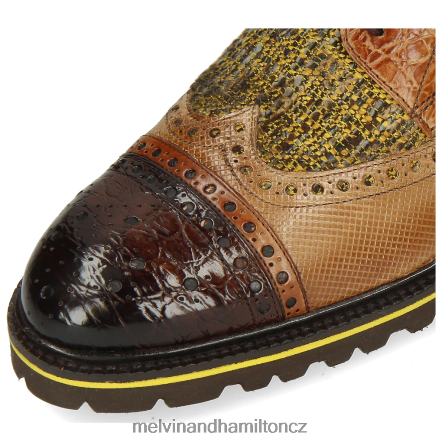 derby boty Melvin & Hamilton henry 7 světle hnědá muži 44PF2517