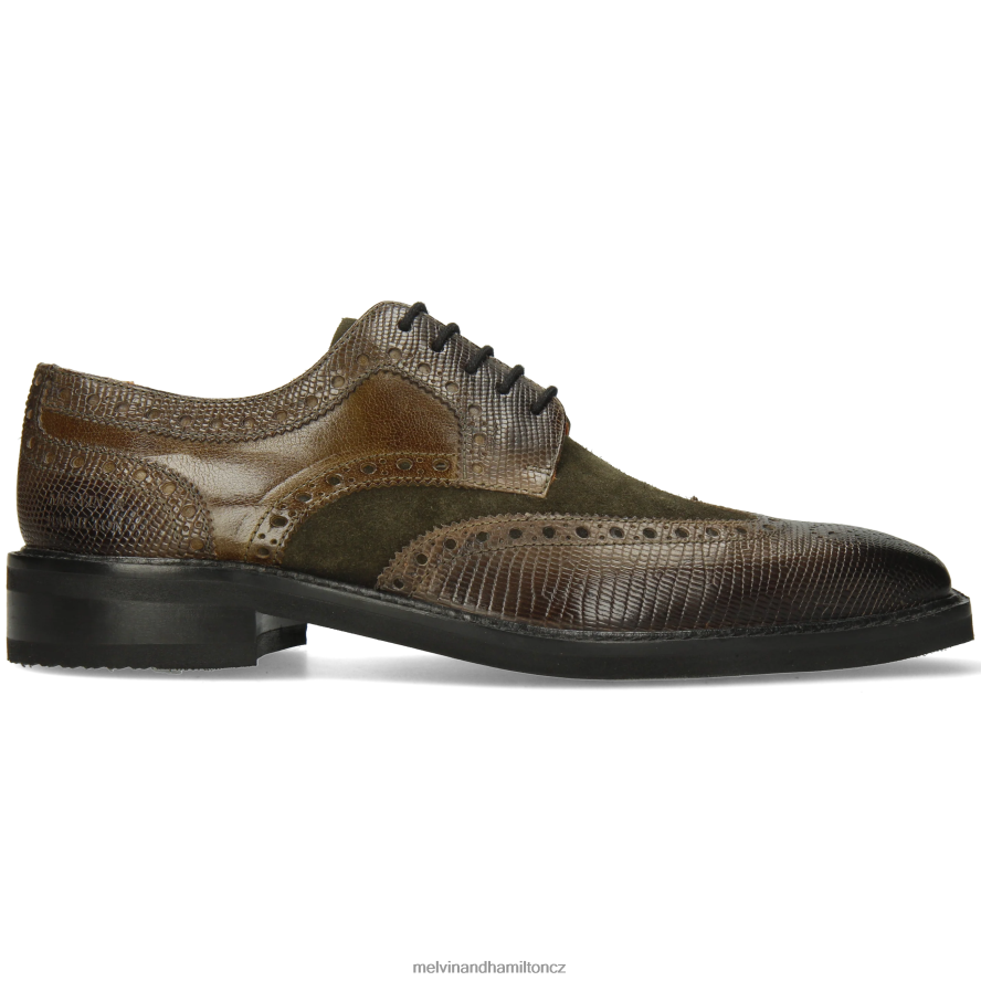 derby boty Melvin & Hamilton marvin 1 zelená muži 44PF2388