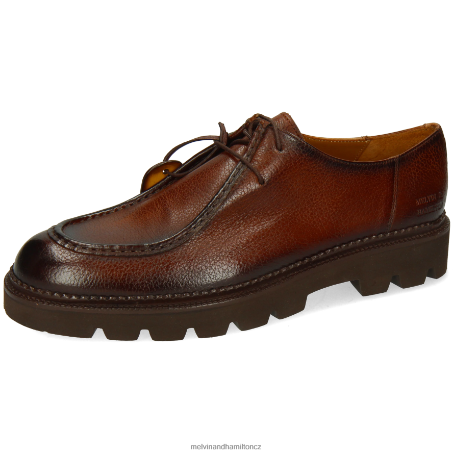 derby boty Melvin & Hamilton prorazit 10 hnědý muži 44PF2416