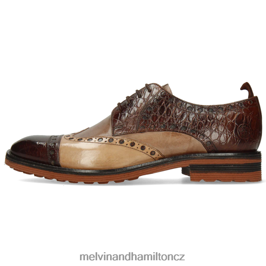derby boty Melvin & Hamilton vířit 48 hnědý muži 44PF2542