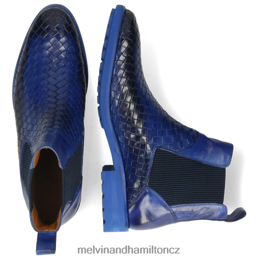 kotníkové boty Melvin & Hamilton brada 9 modrý muži 44PF2128