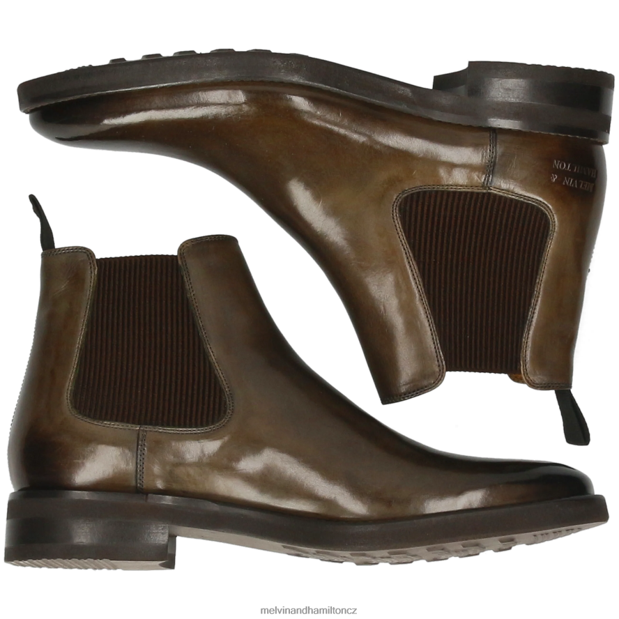 kotníkové boty Melvin & Hamilton klint 7 khaki muži 44PF259
