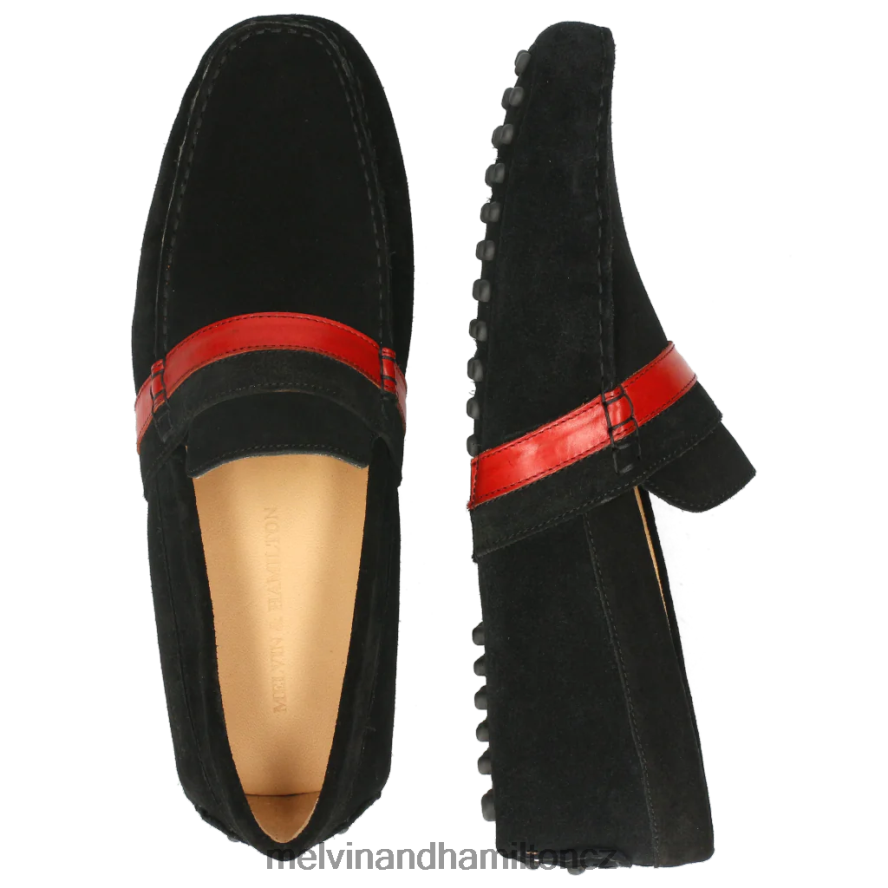 mokasíny Melvin & Hamilton Nelson 6 Černá muži 44PF2313