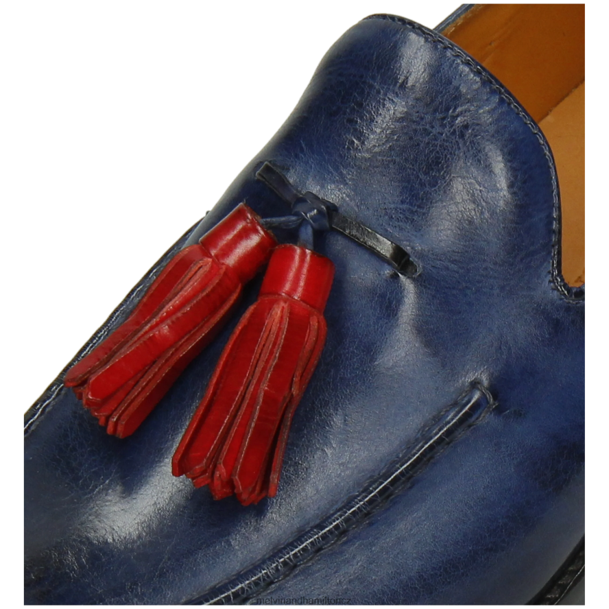 mokasíny Melvin & Hamilton leonardo 1 modrý muži 44PF2296