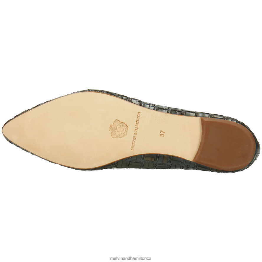 baletní lodičky Melvin & Hamilton alexa 45 khaki ženy 44PF21954