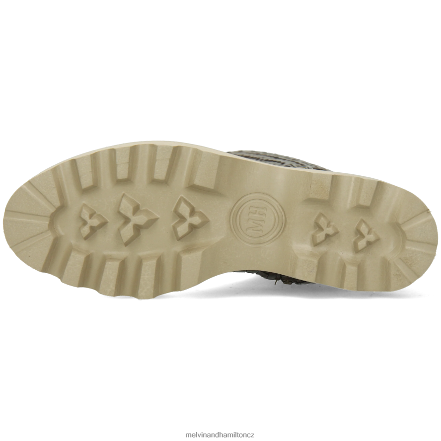 boty Melvin & Hamilton leonie 21 khaki ženy 44PF21206