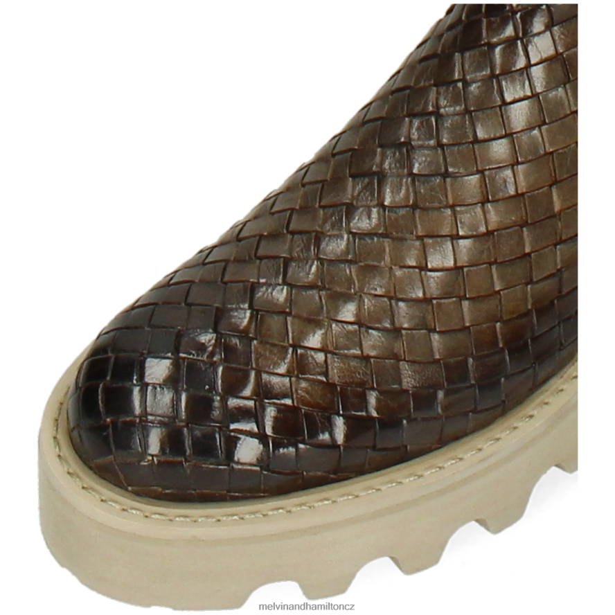 boty Melvin & Hamilton leonie 21 khaki ženy 44PF21206