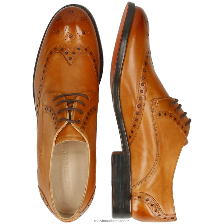 derby boty Melvin & Hamilton amelie 3 světle hnědá ženy 44PF21505