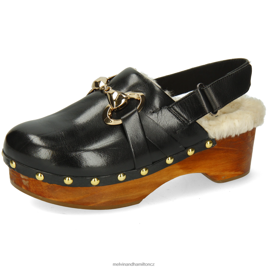 dřeváky Melvin & Hamilton flóra 1 Černá ženy 44PF21997