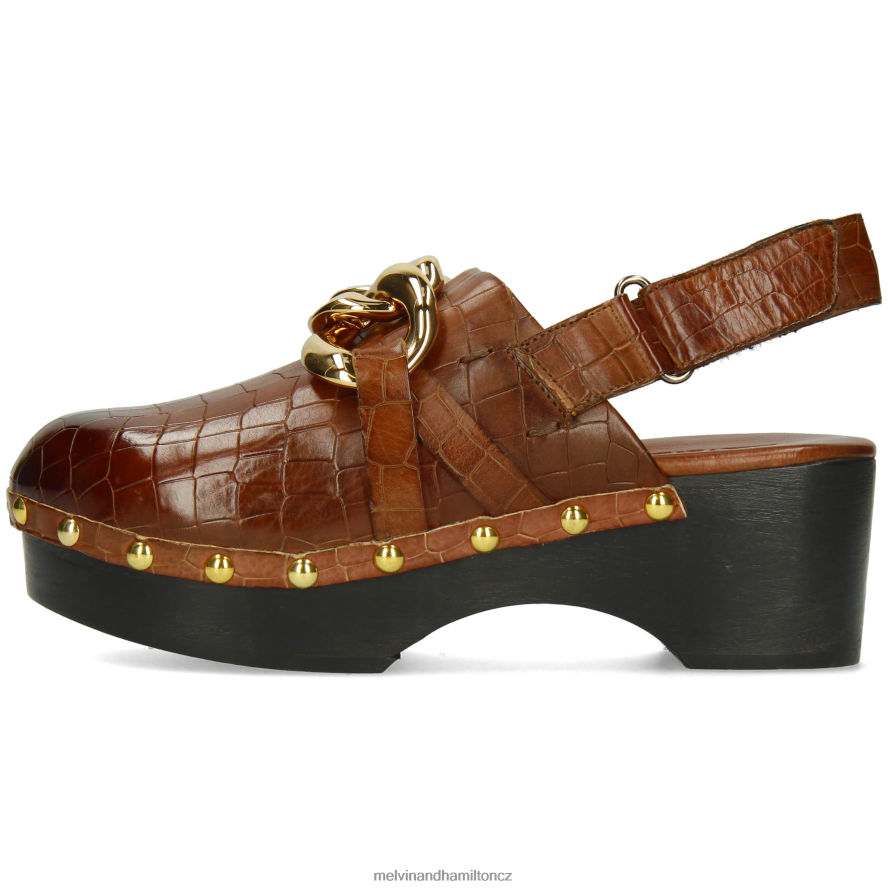 dřeváky Melvin & Hamilton flóra 1 hnědý ženy 44PF21986