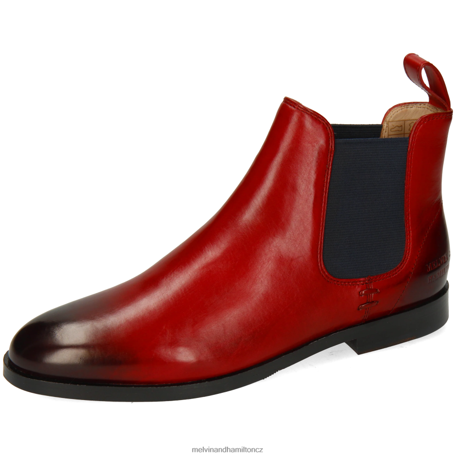 kotníkové boty Melvin & Hamilton Susan 10 Červené ženy 44PF2783