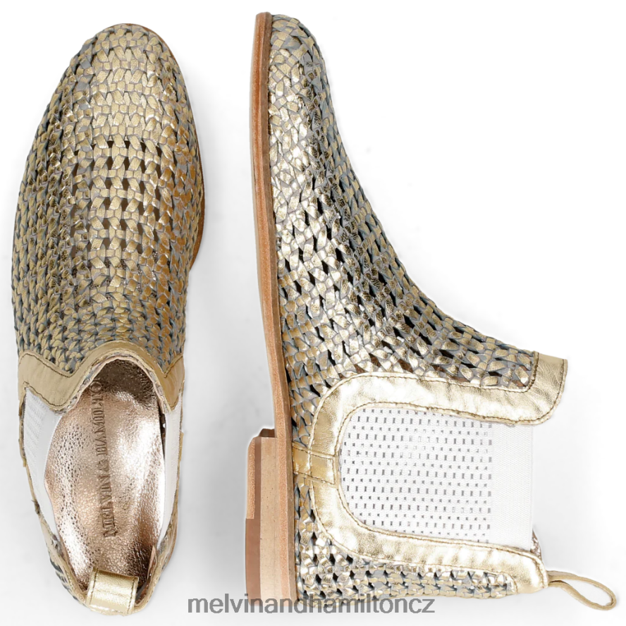 kotníkové boty Melvin & Hamilton Susan 10 zlato ženy 44PF21142