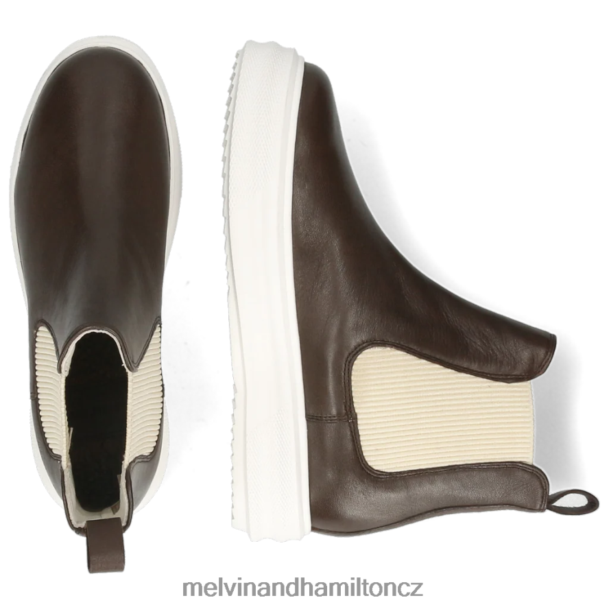 kotníkové boty Melvin & Hamilton fay 1 hnědý ženy 44PF21059