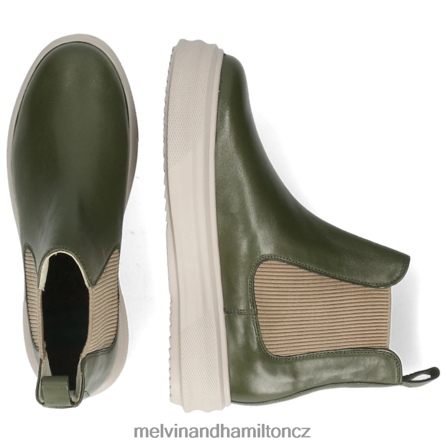 kotníkové boty Melvin & Hamilton fay 1 zelená ženy 44PF21074