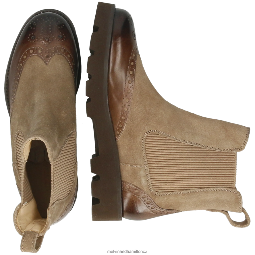 kotníkové boty Melvin & Hamilton nefrit 8 hnědý ženy 44PF2809