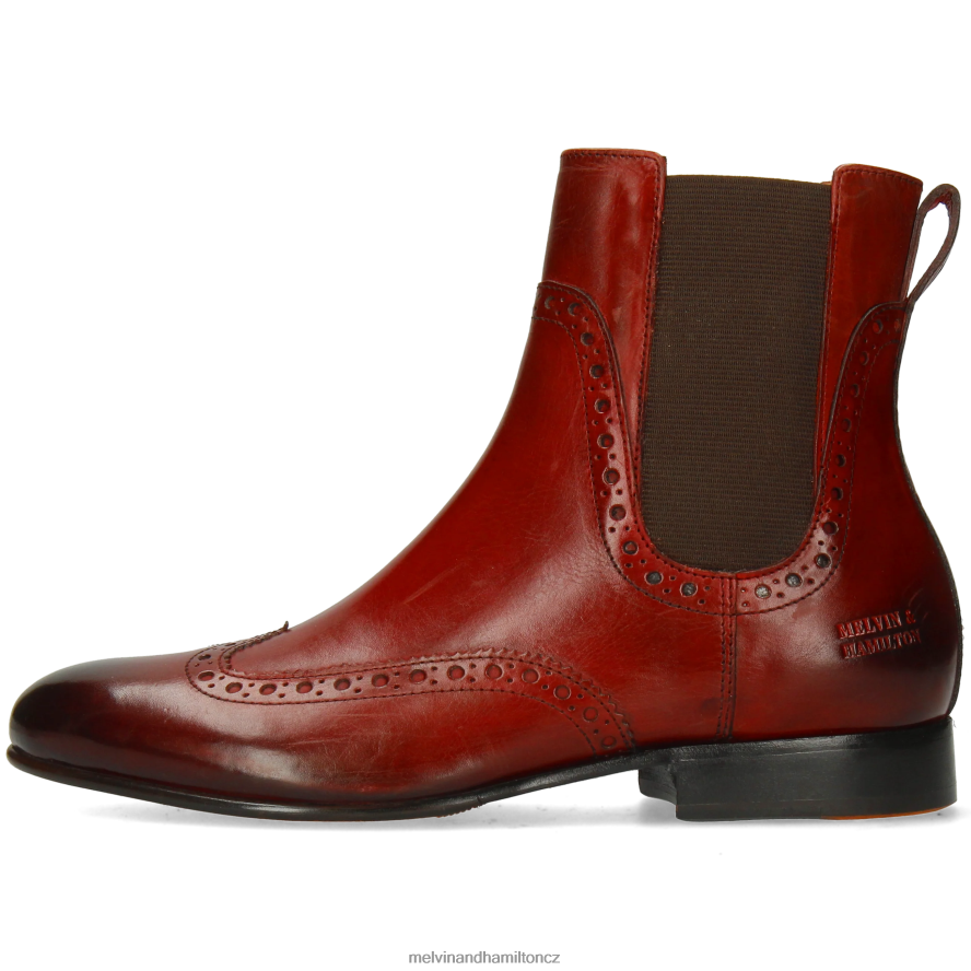 kotníkové boty Melvin & Hamilton sally 192 Červené ženy 44PF2833