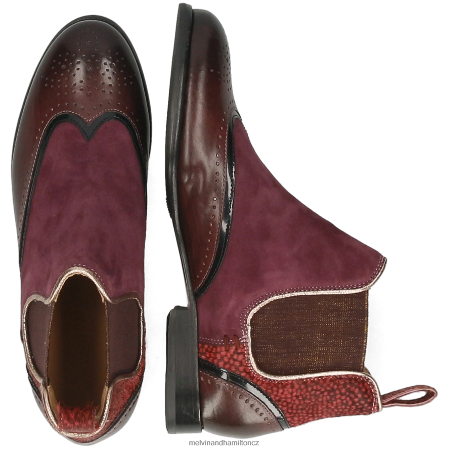 kotníkové boty Melvin & Hamilton sally 19 nachový ženy 44PF21087