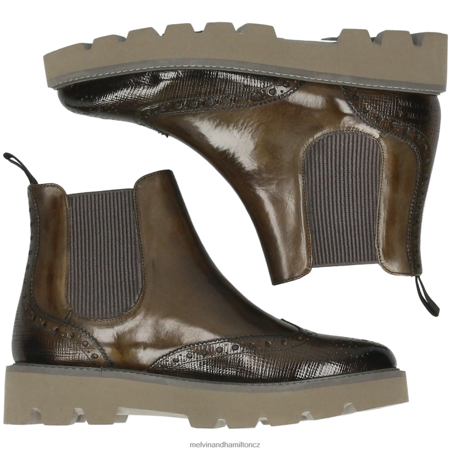kotníkové boty Melvin & Hamilton selina 65 khaki ženy 44PF2973