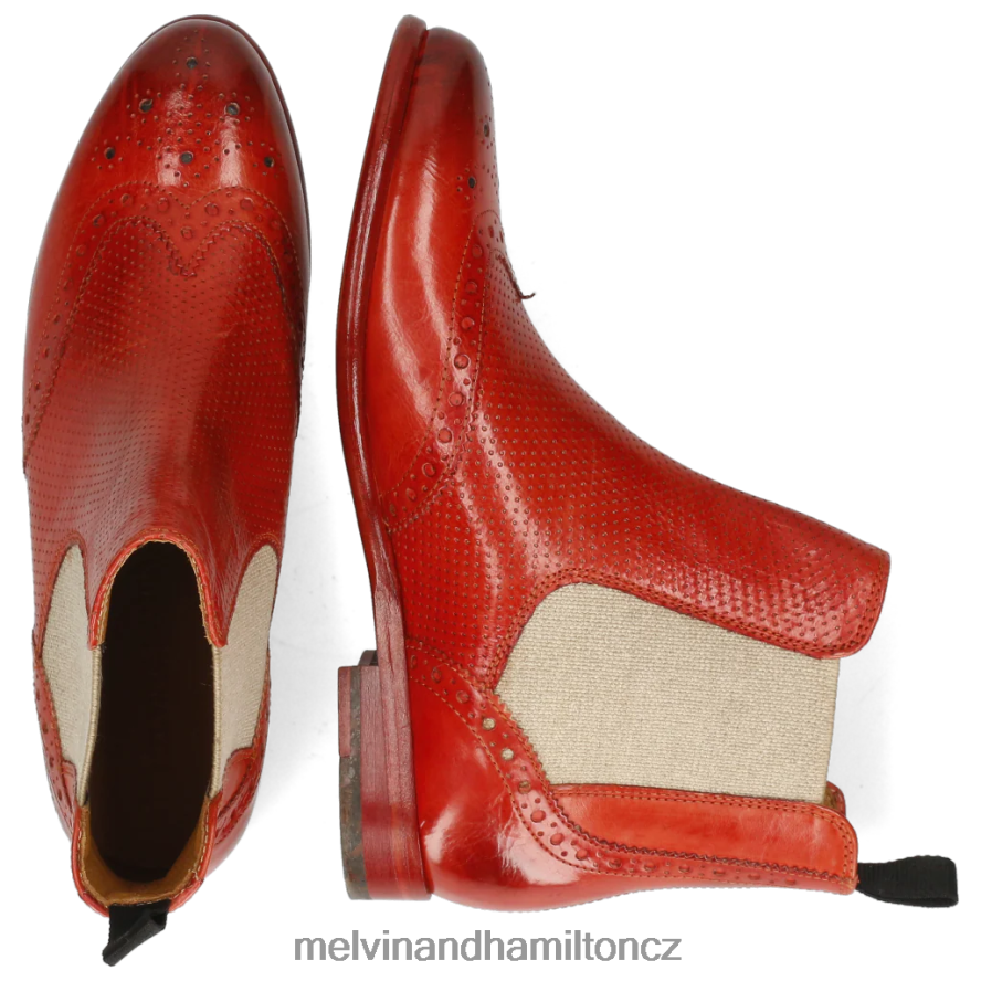 kotníkové boty Melvin & Hamilton selina 6 Červené ženy 44PF21072