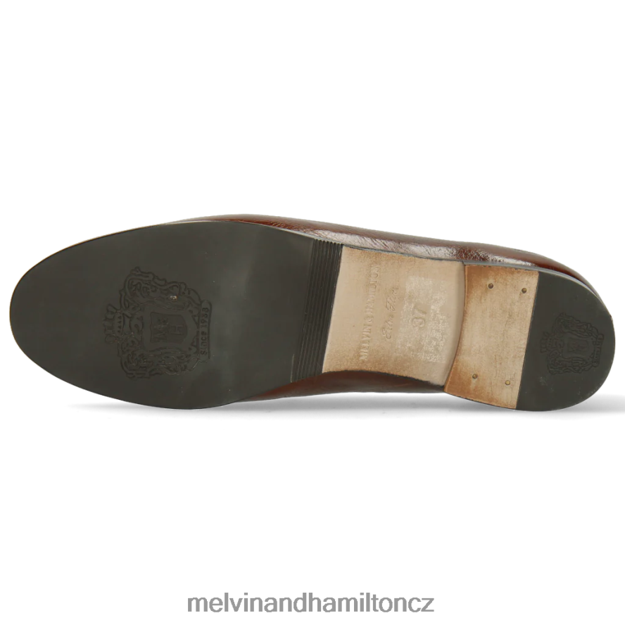 mokasíny Melvin & Hamilton šarlatová 22 hnědý ženy 44PF21413