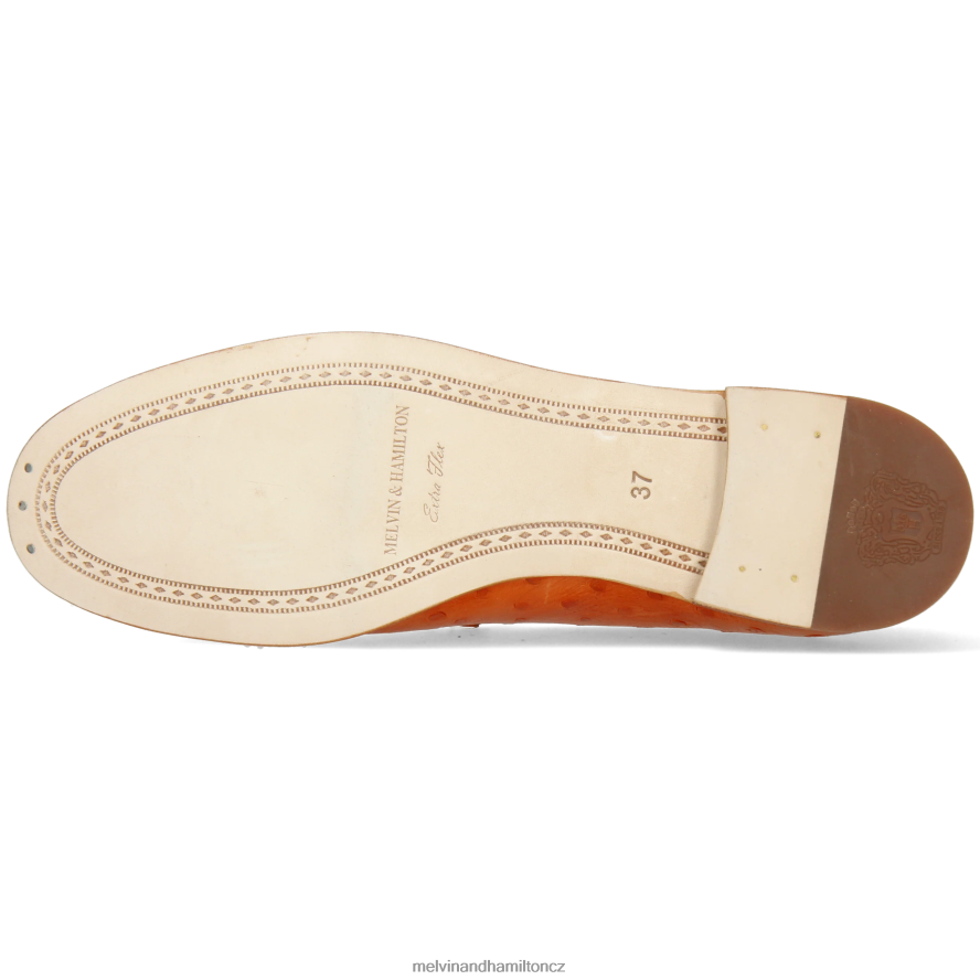 mokasíny Melvin & Hamilton šarlatová 22 oranžový ženy 44PF21339