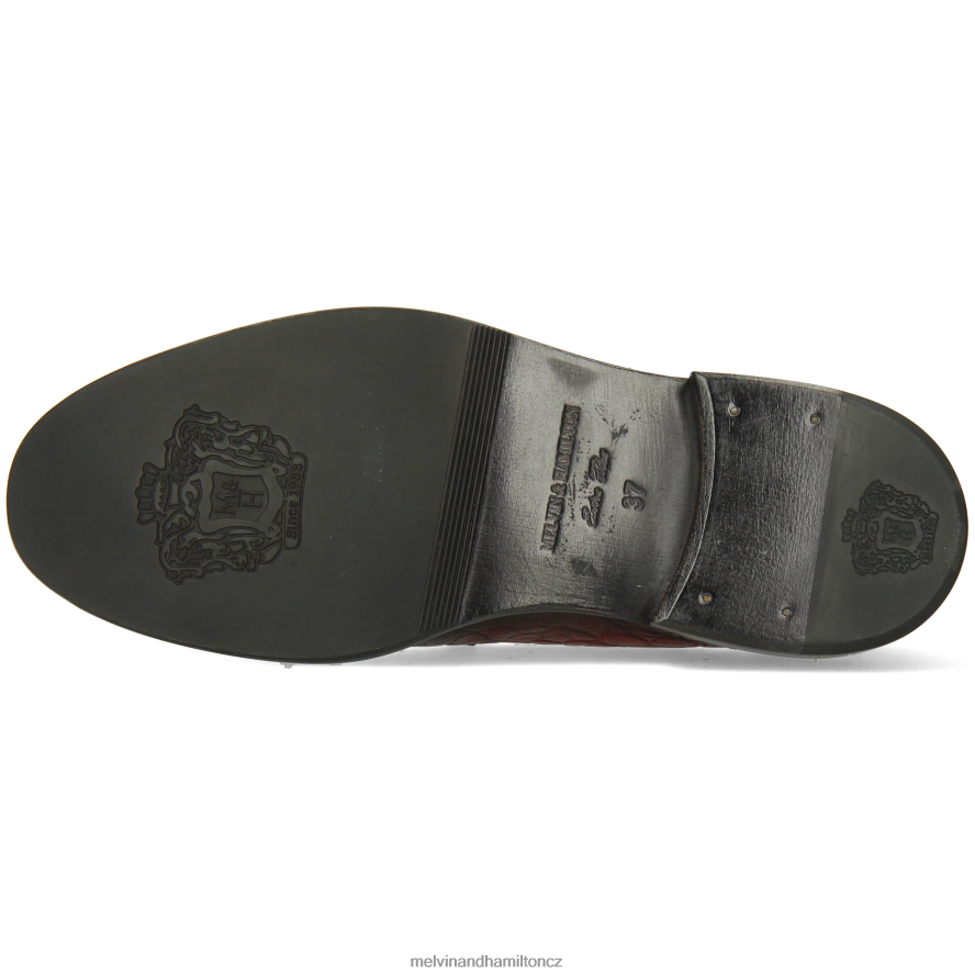 mokasíny Melvin & Hamilton gianna 3 Červené ženy 44PF21318