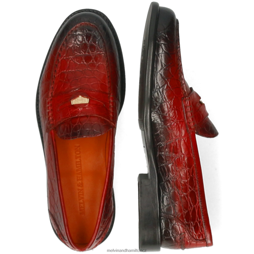 mokasíny Melvin & Hamilton gianna 3 Červené ženy 44PF21318