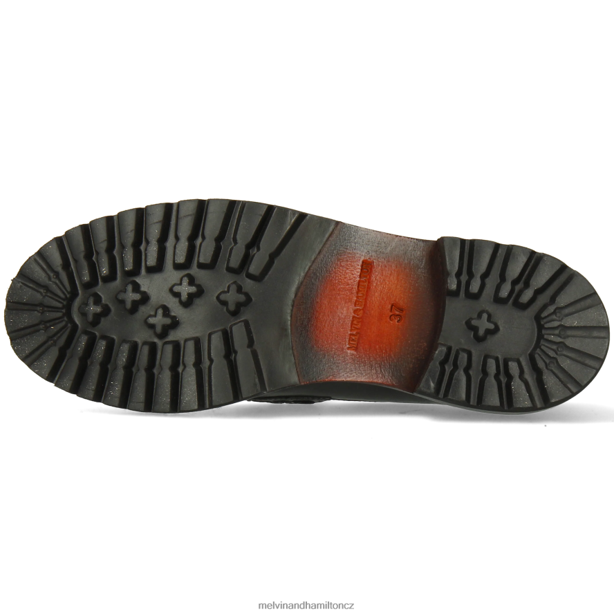 mokasíny Melvin & Hamilton královna 6 Černá ženy 44PF21309