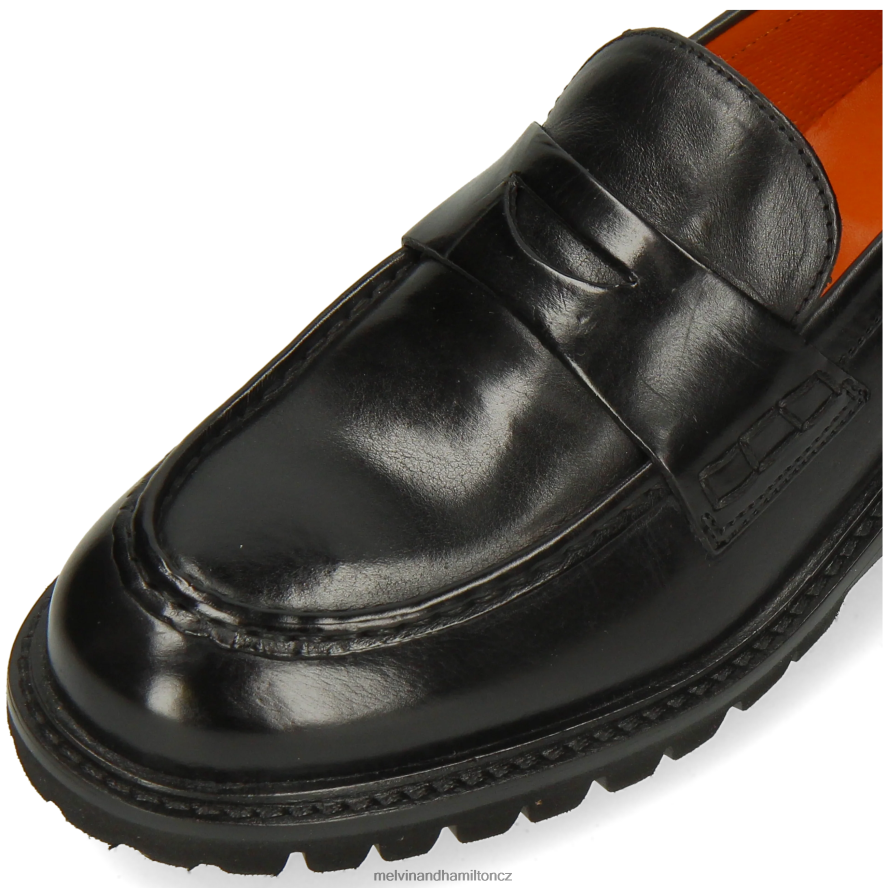 mokasíny Melvin & Hamilton královna 6 Černá ženy 44PF21309