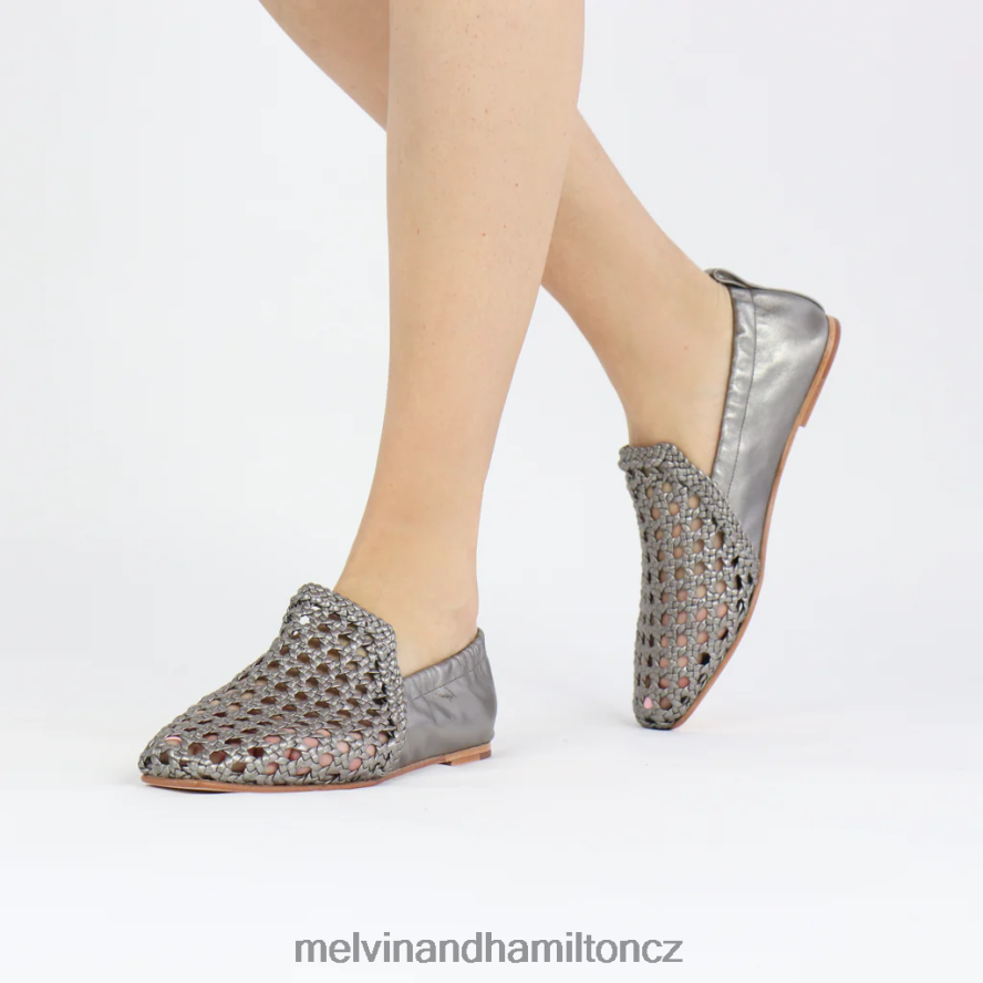 mokasíny Melvin & Hamilton melly 7 stříbrný ženy 44PF21469