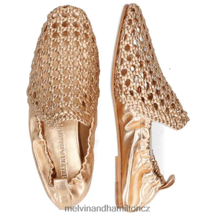 mokasíny Melvin & Hamilton melly 7 zlato ženy 44PF21430