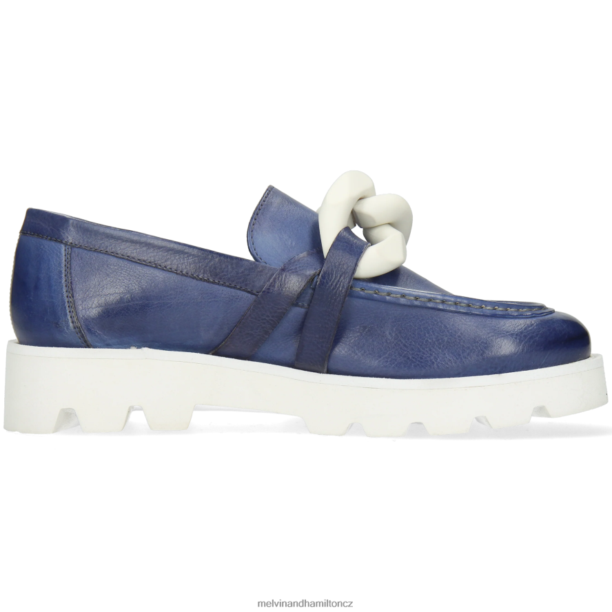 mokasíny Melvin & Hamilton nefrit 32 modrý ženy 44PF21442