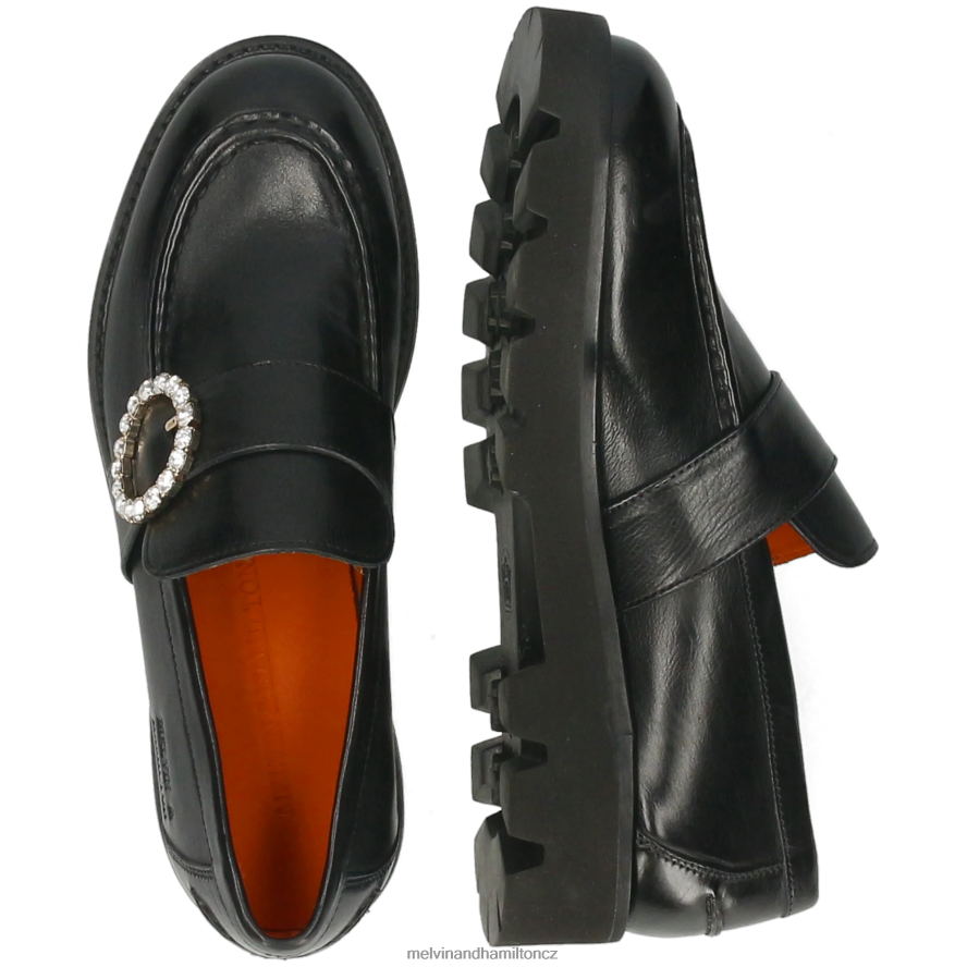 mokasíny Melvin & Hamilton nefrit 53 Černá ženy 44PF21346