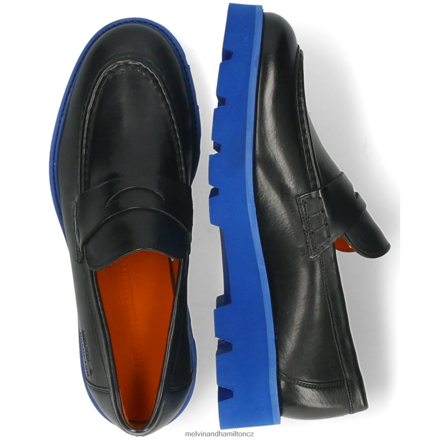 mokasíny Melvin & Hamilton nefrit 6 Černá ženy 44PF21391