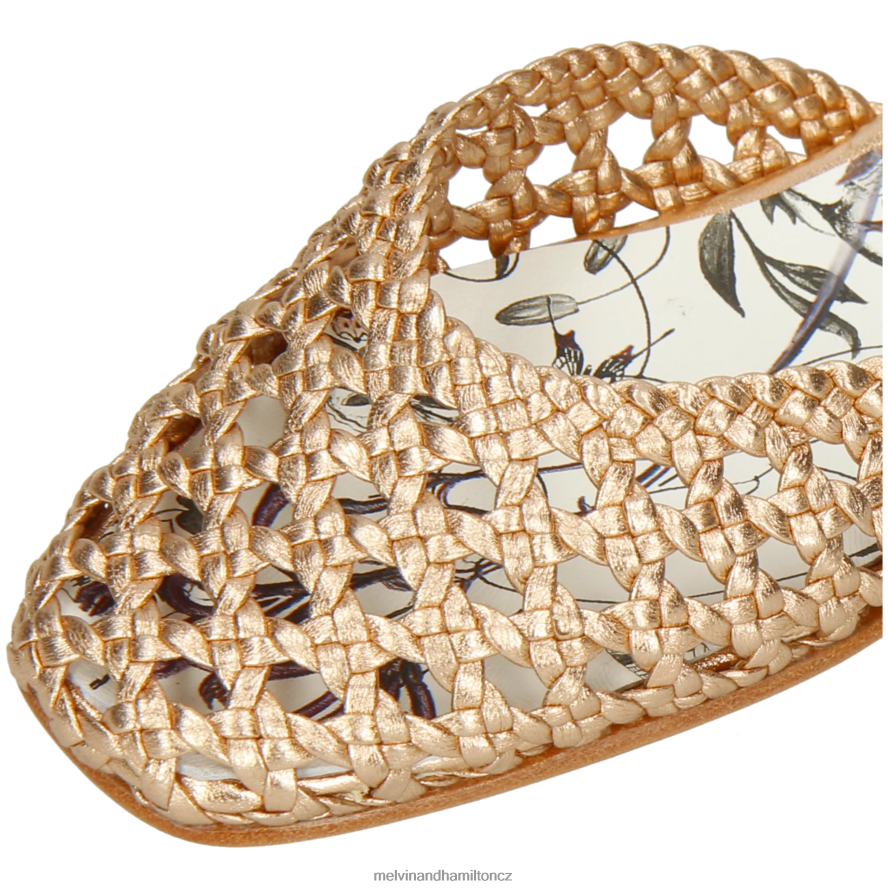 sandály Melvin & Hamilton Melly 9 zlato ženy 44PF21898