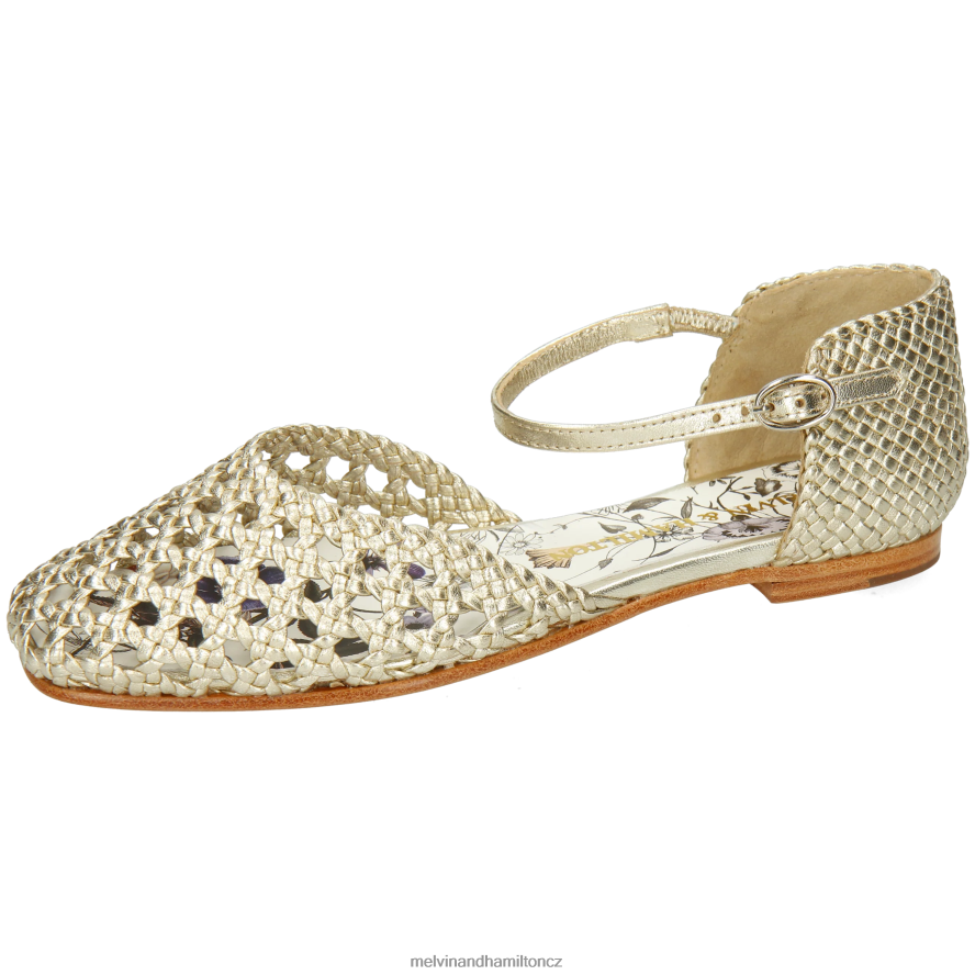 sandály Melvin & Hamilton Melly 9 zlato ženy 44PF21907