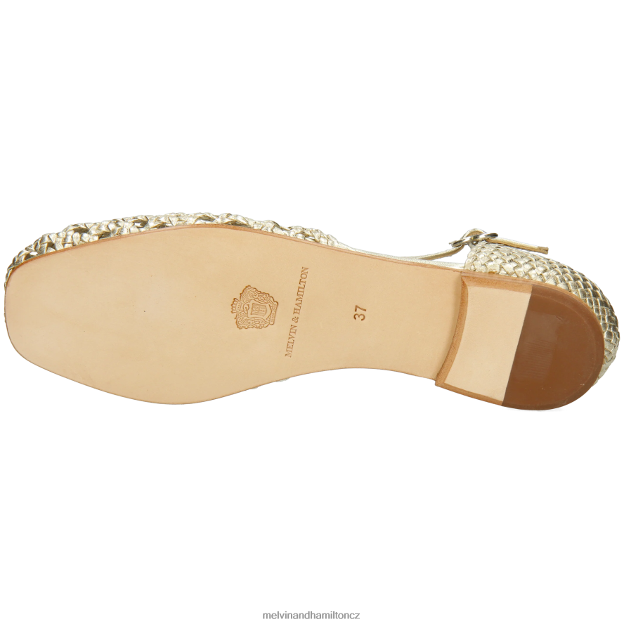 sandály Melvin & Hamilton Melly 9 zlato ženy 44PF21907