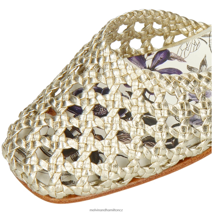 sandály Melvin & Hamilton Melly 9 zlato ženy 44PF21907