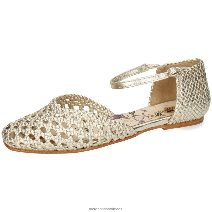 sandály Melvin & Hamilton Melly 9 zlato ženy 44PF21945