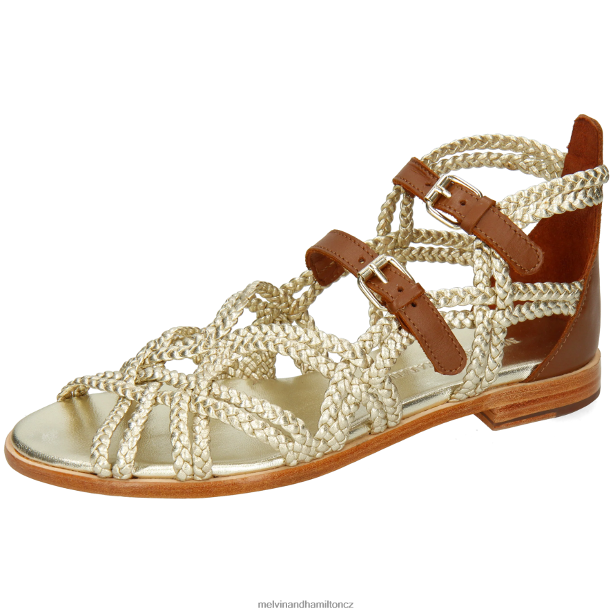 sandály Melvin & Hamilton Sandra 48 stříbrný ženy 44PF21908