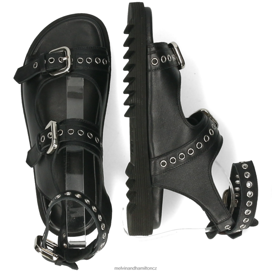 sandály Melvin & Hamilton Vilma 37 Černá ženy 44PF21935