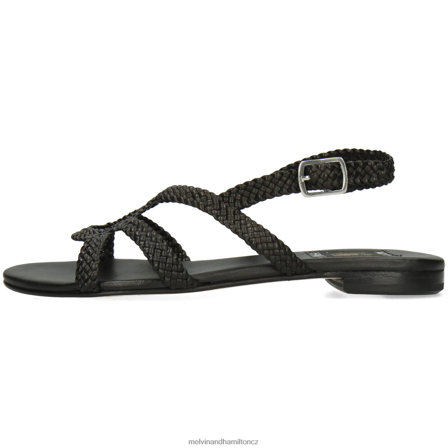 sandály Melvin & Hamilton hanna 86 Černá ženy 44PF21946