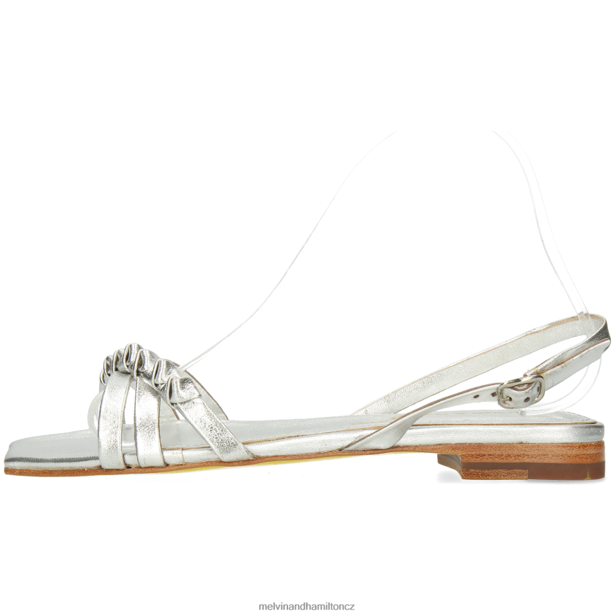 sandály Melvin & Hamilton potok 1 stříbrný ženy 44PF21924